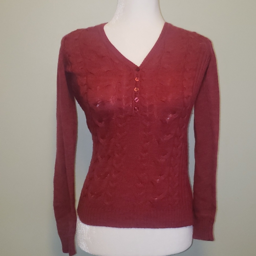 The Limited Red/Maroon Sweater